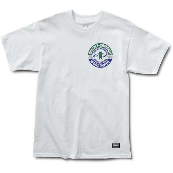 Grizzly ~ Polera Open Range Ss Tee Blanco - Imagen 2