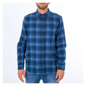 Hurley ~ Camisa Portland Org LS Armor Navy